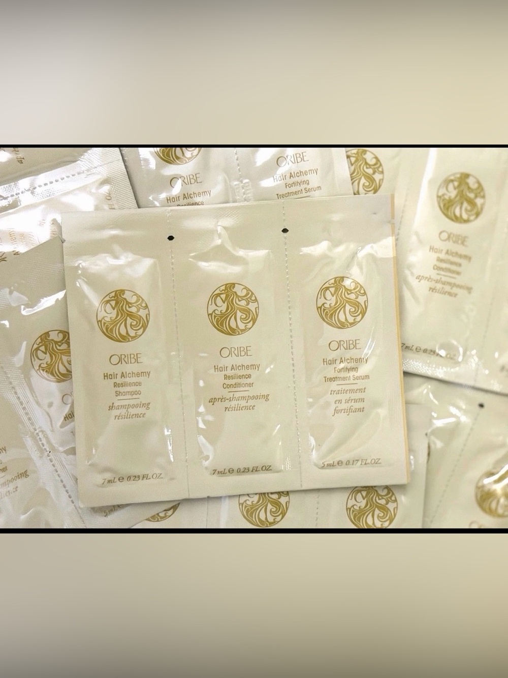 Oribe Hair Alchemy Resilience Shampoo & Conditioner Treatment Serum 3pk x 10